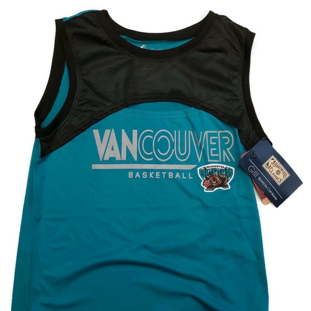 GIII Sports Womens Size XL NBA Vancouver Grizzlies Power Up Tank Top Turquoise - Picture 2 of 6